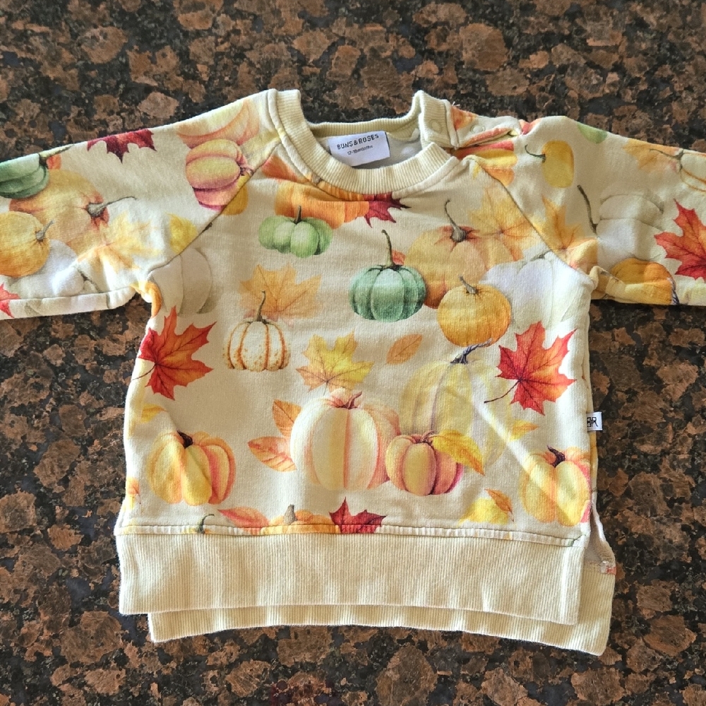 Bums & Roses Fall Crewneck Sweatshirt